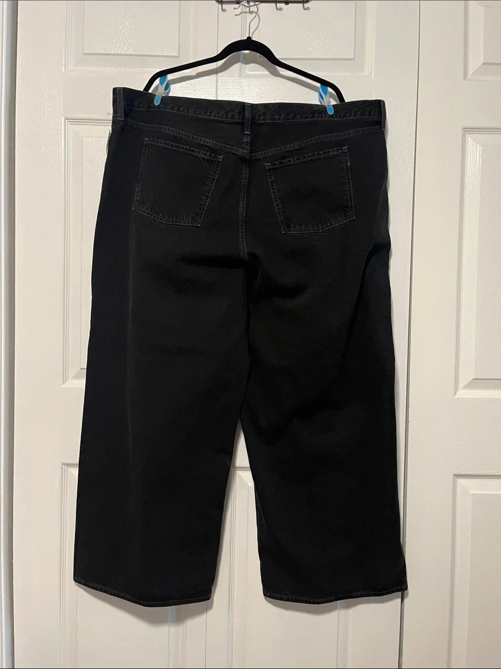 NWT Old Navy Women's Wow Baggy Wide Leg Black Jeans